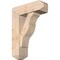 Ekena Millwork Funston Craftsman Smooth Bracket w/ Offset Brace, Douglas Fir, 7 1/2"W x 22"D x 30"H BKT0806X22X30FST04SDF - alternate 1